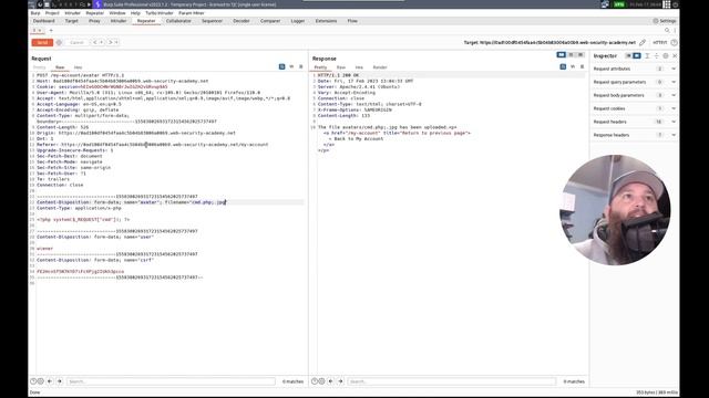 Web Security Academy | File Upload | 5 - Web Shell Upload Via Obfuscated File Extension смотреть онлайн