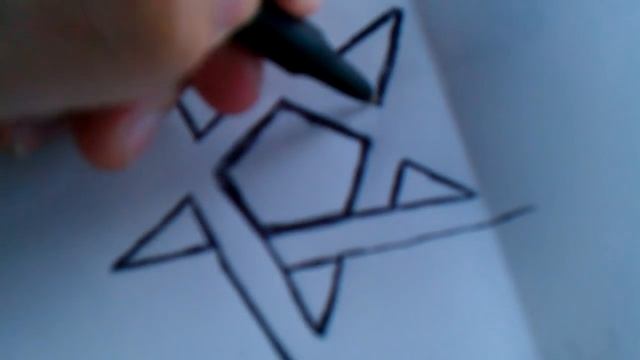 How To Draw a Pentacle Symbol 3D смотреть онлайн