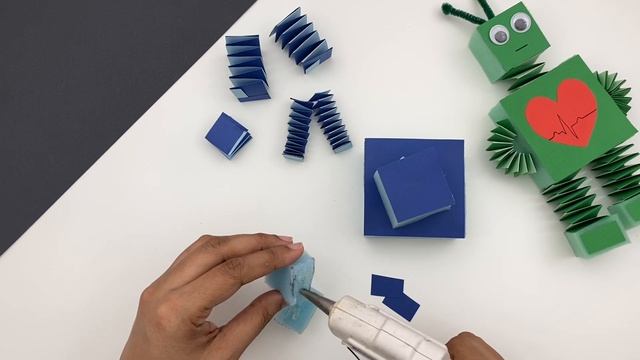 How To Make Easy Paper ROBOT Toy For Kids / Nursery Craft Ideas / Paper Craft Easy / KIDS crafts смотреть онлайн