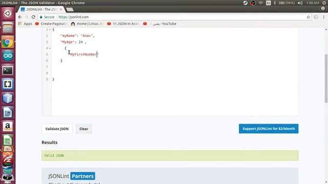 #3 شرح طريقه كتابه ال JSON Syntax بالطريقه الصحيحه смотреть онлайн