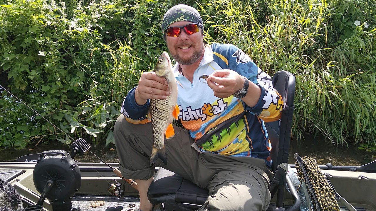 Ловля ГОЛАВЛЯ с КАЯКА KingFisher на реке Пьяна смотреть онлайн