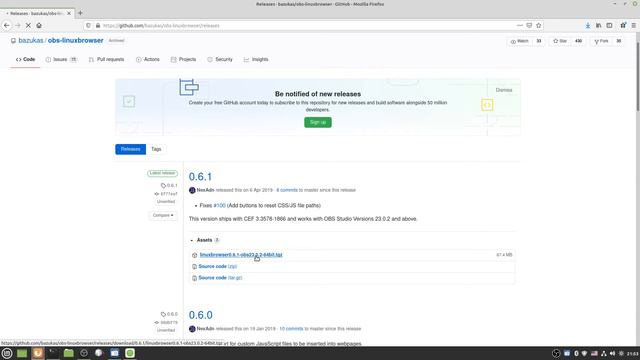 Установка плагина (источника) «OBS Linux browser» для OBS Studio в дистрибутивах Linux. смотреть онлайн