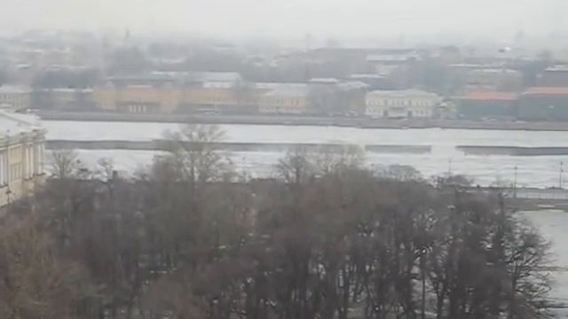 Колоннада Исаакиевского собора, Санкт-Петербург 28.02.2015 г. смотреть онлайн
