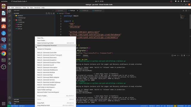 GO Golang CRUD API for Absolute Beginners смотреть онлайн
