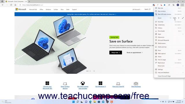Learn How to Zoom Web Pages in Microsoft Edge in Windows 11: A Training Tutorial смотреть онлайн