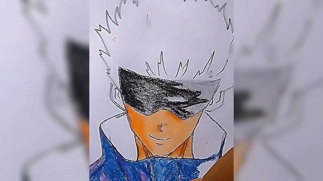 drawing anime GOJO #drawings #art #anime #animedrawings #viral #drawingsketch смотреть онлайн