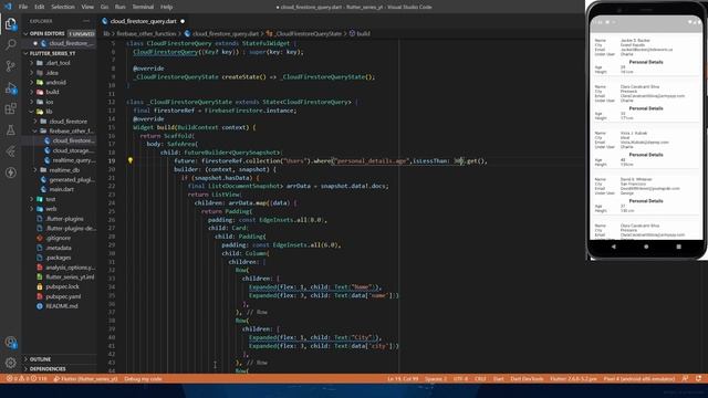 Query Cloud Firestore | Firebase - Flutter смотреть онлайн
