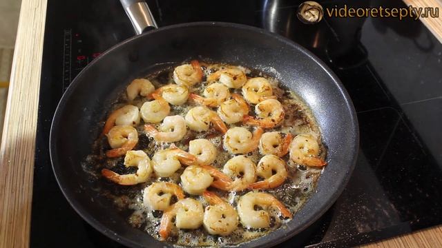 Жареные креветки в соевом соусе | Видео Рецепт смотреть онлайн