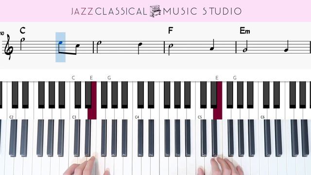 Amazing Grace - William Walker | Piano Tutorial (EASY) | WITH Music Sheet | JCMS смотреть онлайн