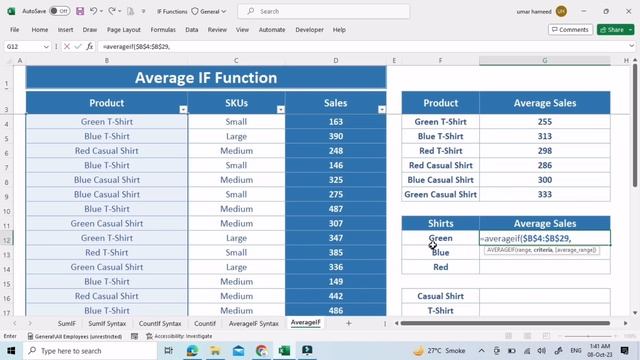 35.0 Excel AVERAGEIF Function: Precision Data Averaging Simplified | Intermediate Series #excelstep смотреть онлайн