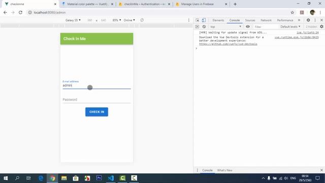 สร้างระบบ Check In ด้วย VueCLI + Vuetify และ Firebase Part 4 смотреть онлайн