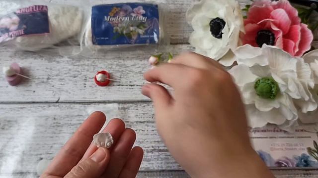 МК Бутон яблоневого цвета из холодного фарфора/apple blossom bud смотреть онлайн