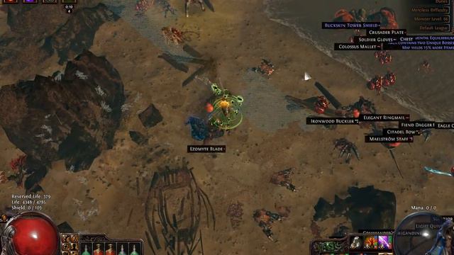 Path Of Exile Map Bosses - Dunes lvl 66 смотреть онлайн