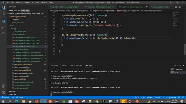 #24 Delete record by button click in Angular + spring boot CRUD Operation | httpclient request смотреть онлайн
