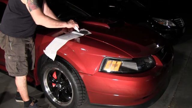 How To Install Vinyl Stripes or Hash Marks 2004 Mustang смотреть онлайн