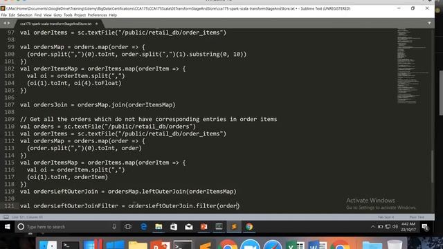 14 Apache Spark - Core APIs - Joining Data Sets - OuterJoin смотреть онлайн