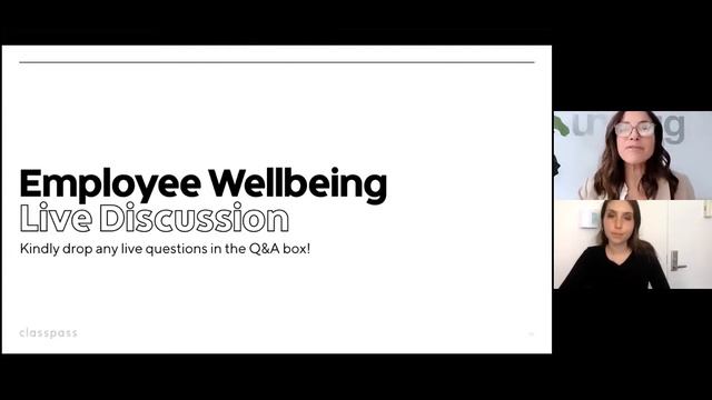 An Employee Mental Wellbeing Discussion with ClassPass Corporate and Unplug Meditation смотреть онлайн