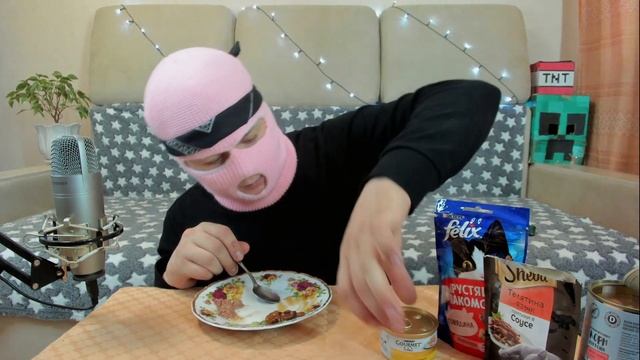 ПРОБУЮ КОШАЧИЙ КОРМ !!! Отрава !? смотреть онлайн