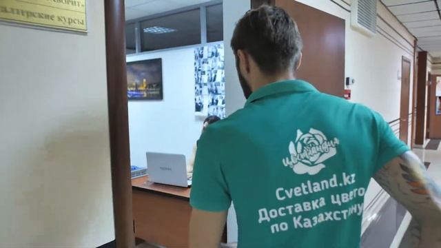 Рекламный ролик доставки цветов 