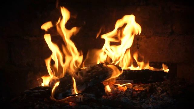 🔥 FIREPLACE Ultra HD 4K. Fireplace With Crackling Sounds. Fireplace Burning Background  (12 HOURS)