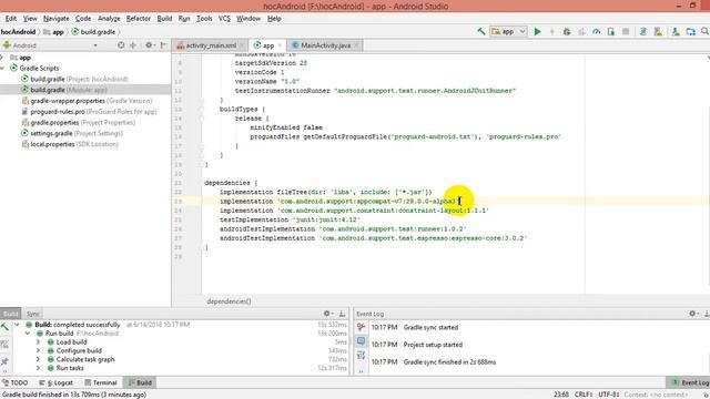 How to fix "Failed to load AppCompat ActionBar with unknown error" in Android Studio 3.1.3 смотреть онлайн