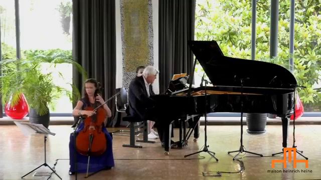 Duo Tatjana Uhde, cello and Michael Uhde, piano, live from Maison Heinrich Heine Paris смотреть онлайн