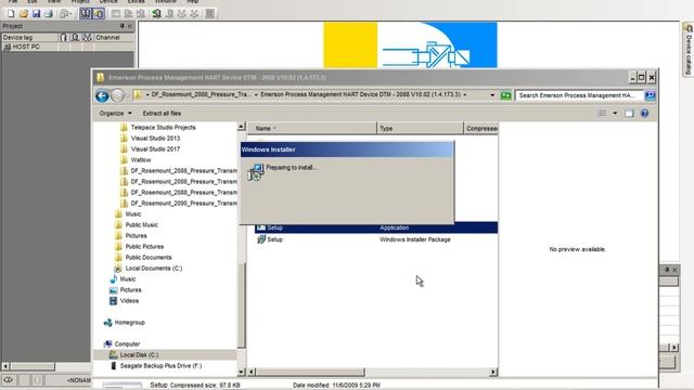 Using Pactware With Emerson DTM's