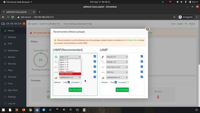 Install aaPanel - Free & Open Source Hosting Control Panel смотреть онлайн