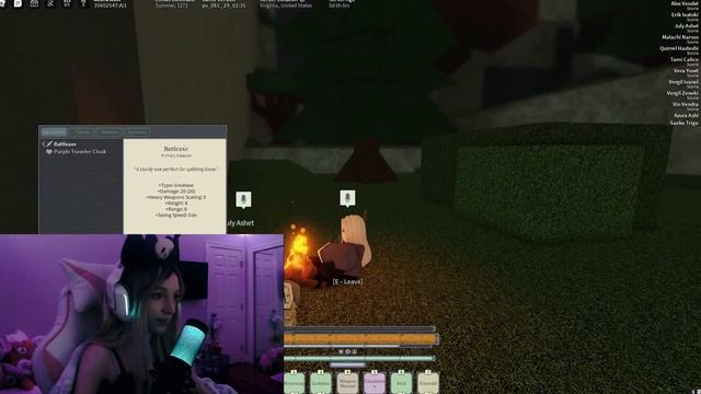 E-GIRL Tries to play Roblox Deepwoken... смотреть онлайн