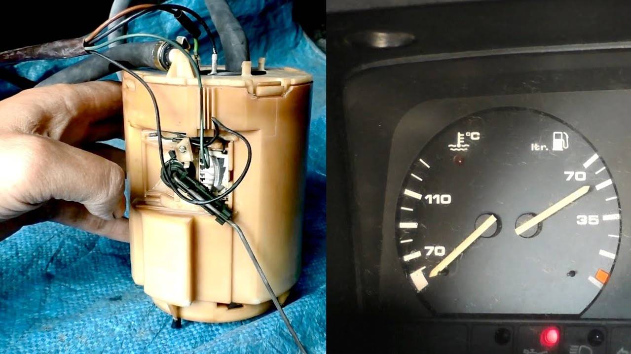 Уровень топлива показывает неправильно. Неисправность датчика топлива Пассат Б3 смотреть онлайн