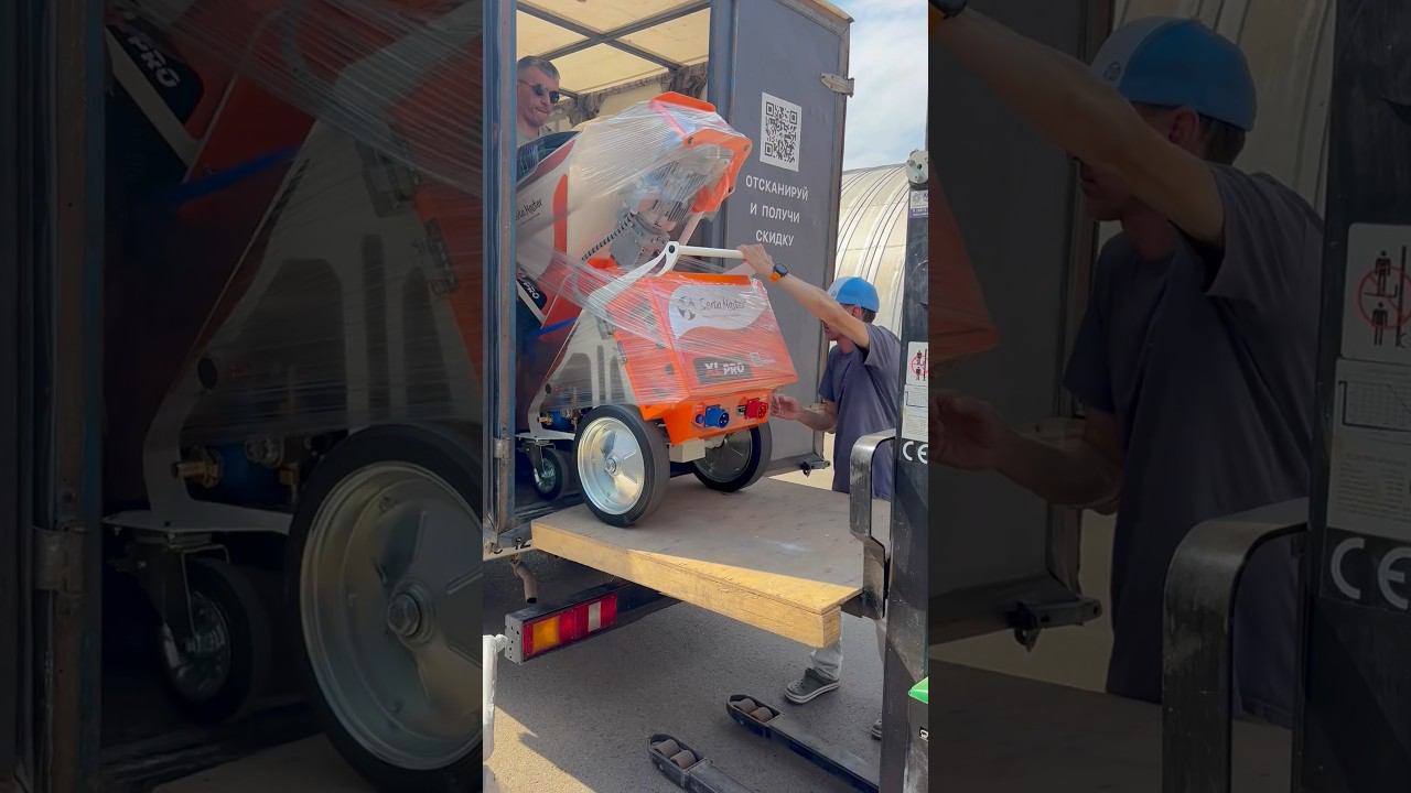отгрузка штукатурной станции SertaMaster XL PRO | Shipping To Russia, Krasnodar City #sertamaster