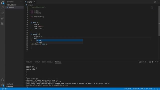 Perl Basics #6: Data Types - Hashes смотреть онлайн