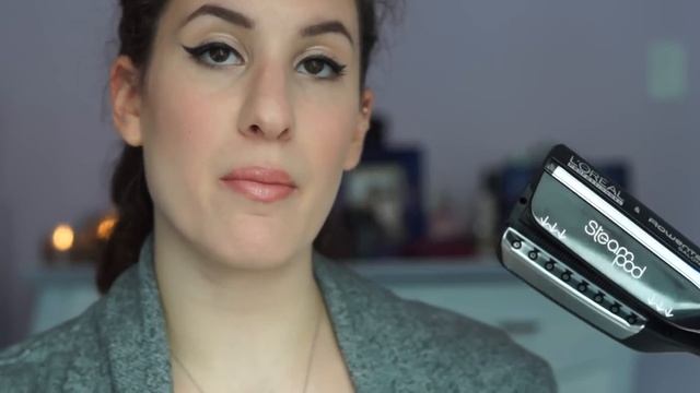 CURLY To STRAIGHT Hair Tutorial + L'Oreal Steam Pod Review ♡