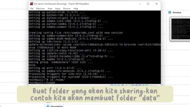 Cara Konfigurasi File Server (SAMBA) Debian 8 di Virtual Box смотреть онлайн