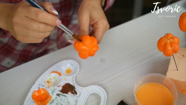 Making pumpkins / Делаем тыквы сами / DIY TSVORIC смотреть онлайн