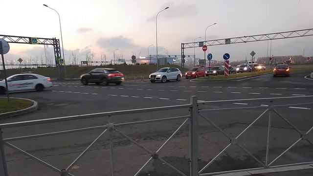 Слабоумие и отвага Морская набережная ждёт светофор ЗСД Санкт-Петербург