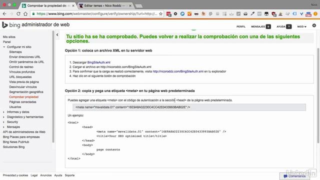 Dar de alta tu sitio en Bing SEO Tutorial смотреть онлайн