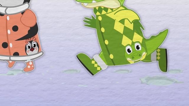 Снежок | Зимняя песенка | Новогодняя | Пинги и Кроки #76 смотреть онлайн