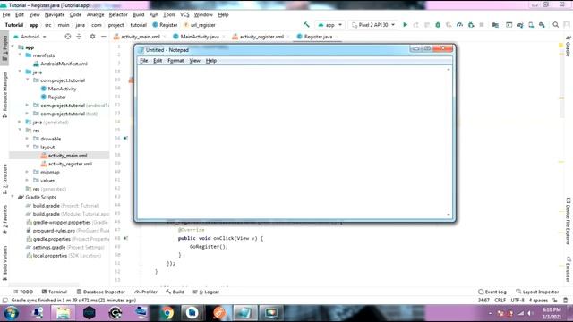 Android Studio Php Register with xampp database part 2 2021 смотреть онлайн