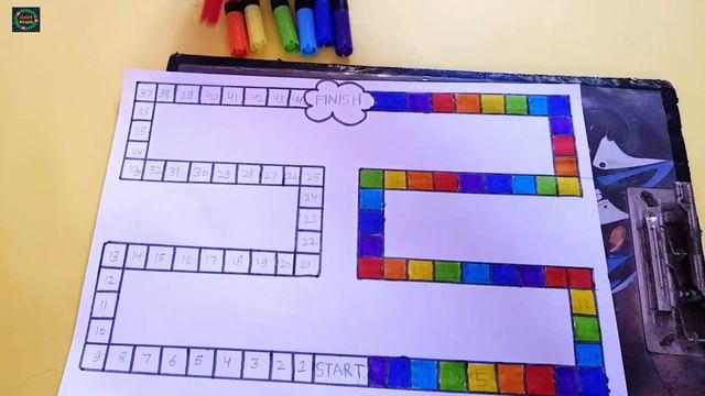 DIY Paper Board Game | How to make a Board Game | Easy Game Making Ideas | @CraftStack ✨ смотреть онлайн