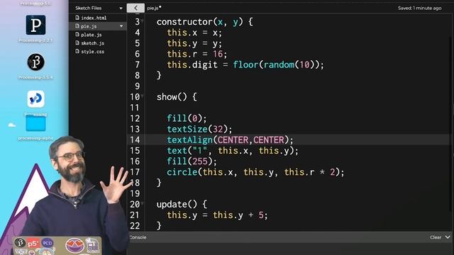 Coding Challenge 169: Pi in the Sky Game смотреть онлайн