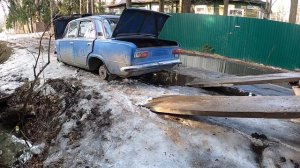 Утилизация брошенных старых автомобилей / Сдал жигули в металлолом / Заброшенный автохлам