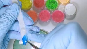 Пигмент в маникюре! Замешиваем цвета. Часть 1