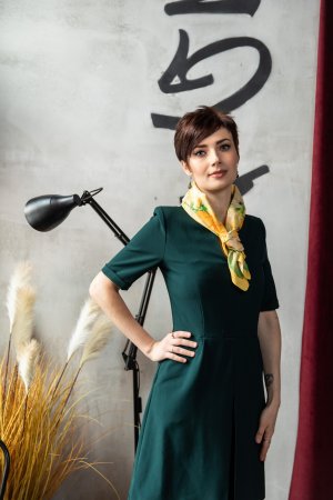 Платок из хлопка "10799", вид 2