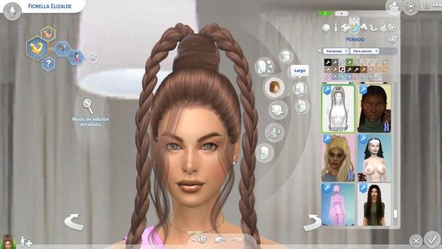 Fiorella Elizalde's CAS Test - Sims 4 Custom Character смотреть онлайн