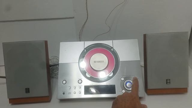 Yamaha CRX-TS10 CD Tuner AUX Stereo Receiver Player with 2 Speakers 20200211 111937 смотреть онлайн
