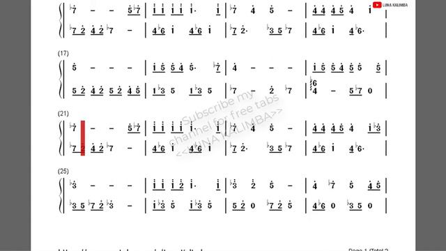 (17-key kalimba tabs) MONONOKE HIME | Princess Mononoke main theme - Joe Hisaishi смотреть онлайн