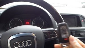 Ауди Ку 5 программирование дубликата чип ключа зажигания в Минске Audi Q5  Smart Key Programming