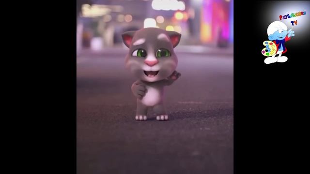 Милый Говорящий Том - Песня Ринду Семалам - говорящий Том танцует в тиктоке смотреть онлайн