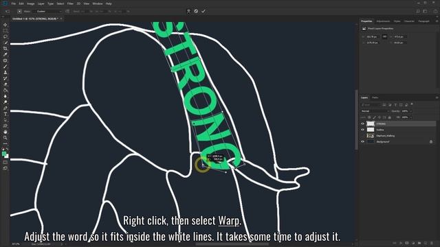 How to Create Animal Word Cloud Shape Typography in Photoshop смотреть онлайн